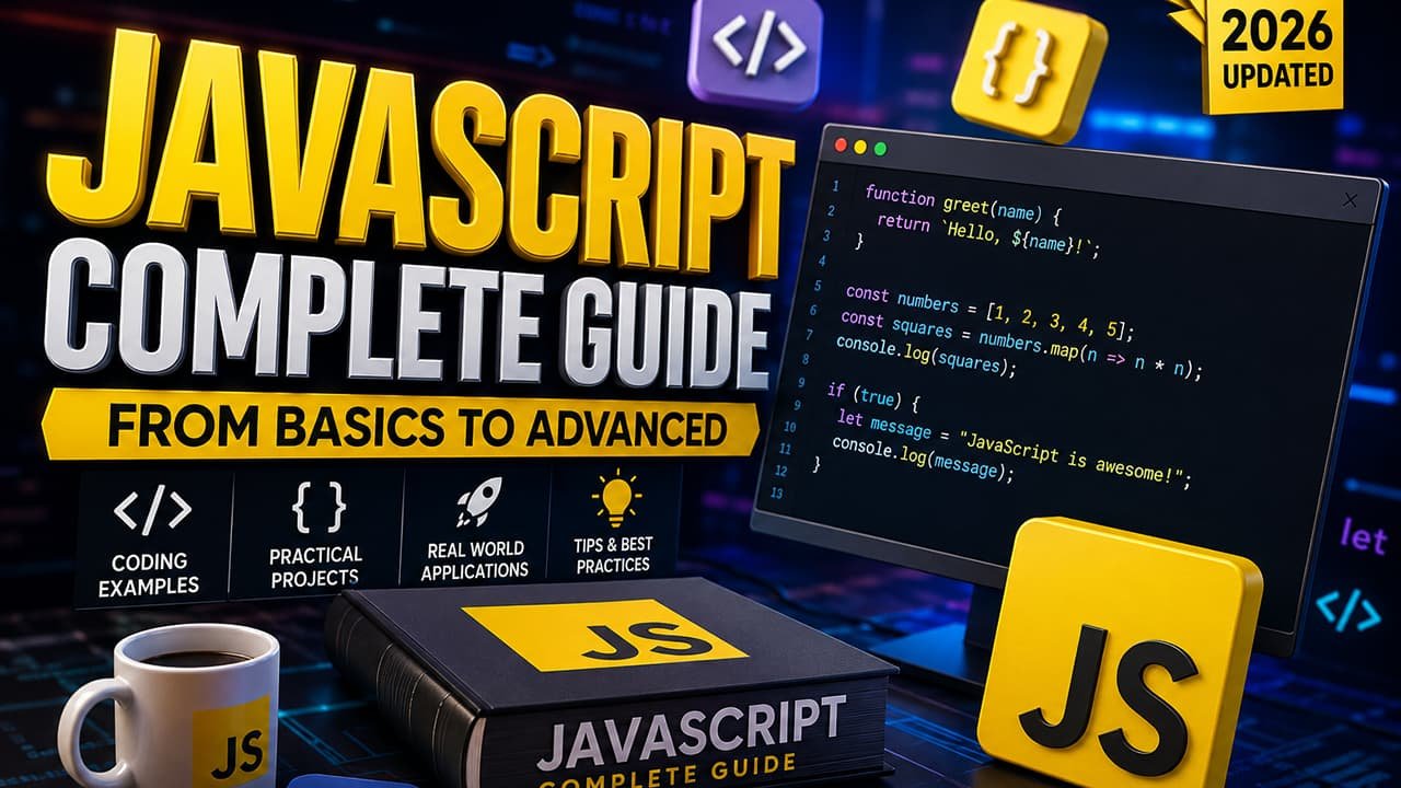 JavaScript Complete Guide: Basics to Advanced with Examples