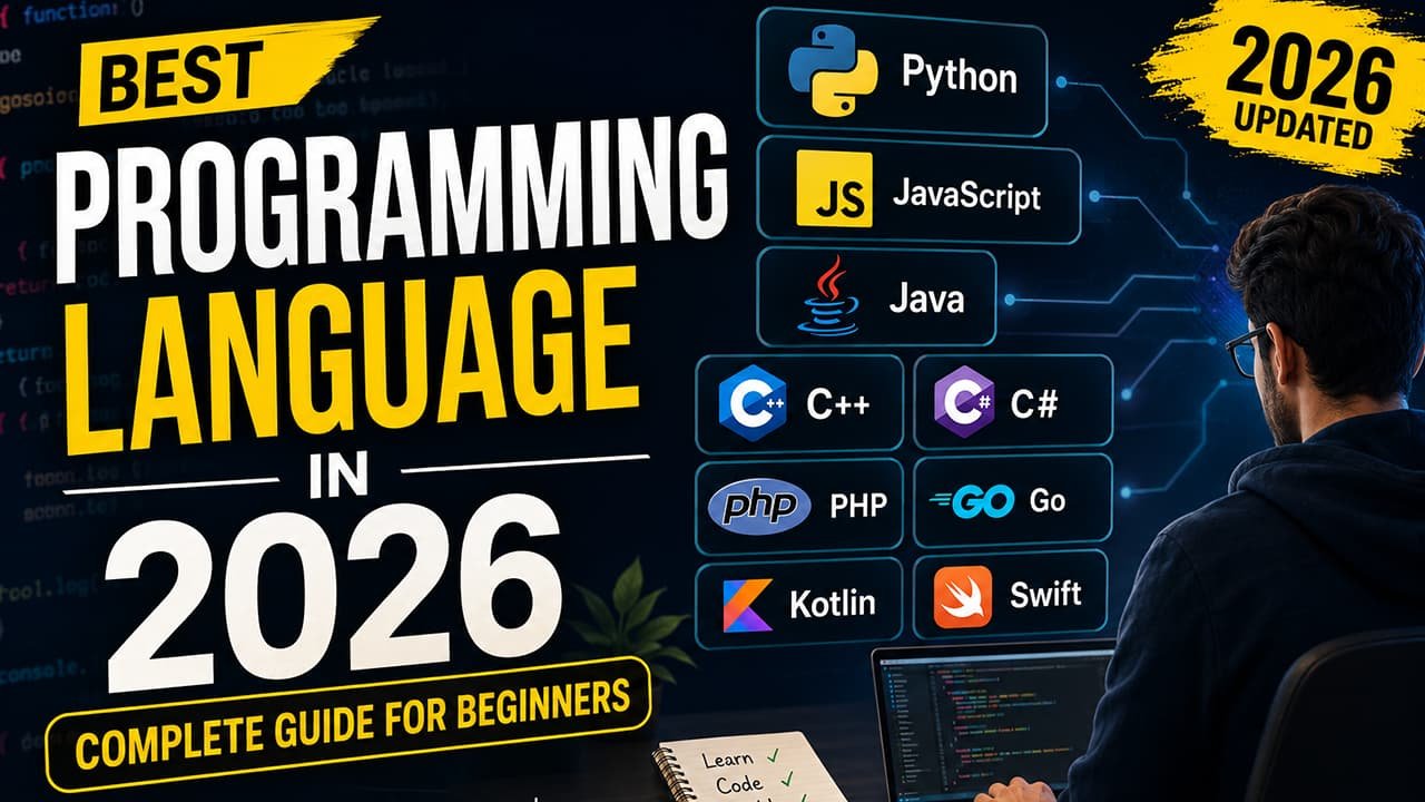 Best Programming Language in 2026 Complete Beginner Guide